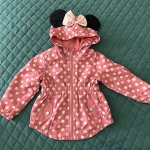 Minnie Polka dot hooded jacket